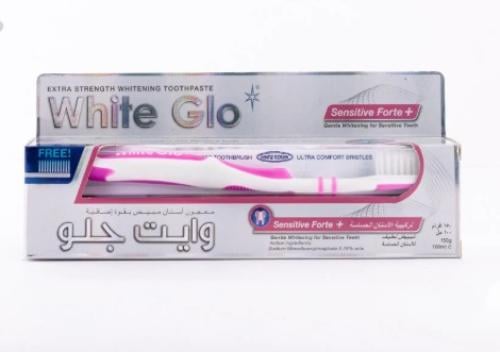 معجون اسنان وايت جلو للاسنان الحساسة الوردي