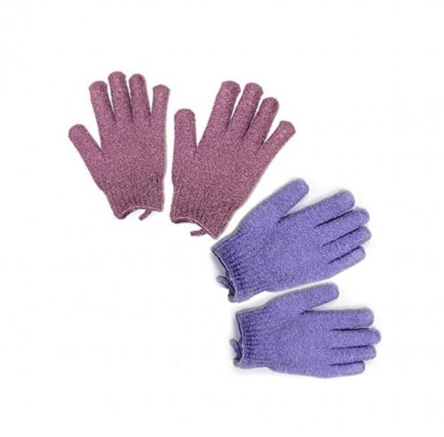 قفازات تقشير البشرة اثناء الاستحمام