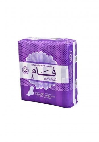 فام فوط نسائية كلاسيك رقيقة بالأجنحة30+10 فوطه صحي...