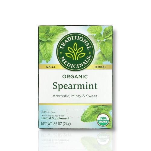 شاي النعناع السنبلي العضوي، خالٍ من الكافيين، ، 16...