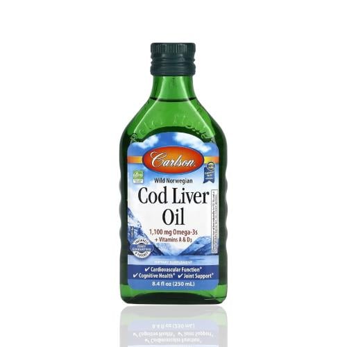 زيت كبد الحوت النرويجي الاصلي 8.4 أونصة سائلة (250...
