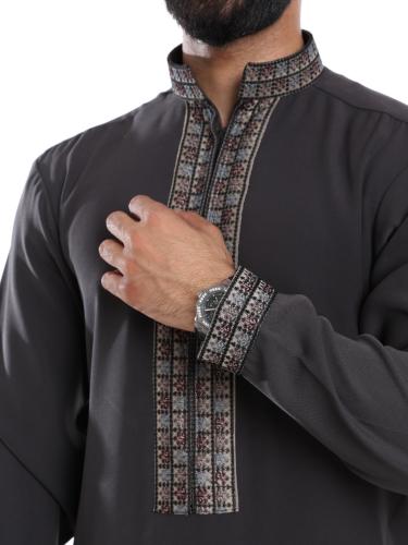 ثوب رمادي-كريب