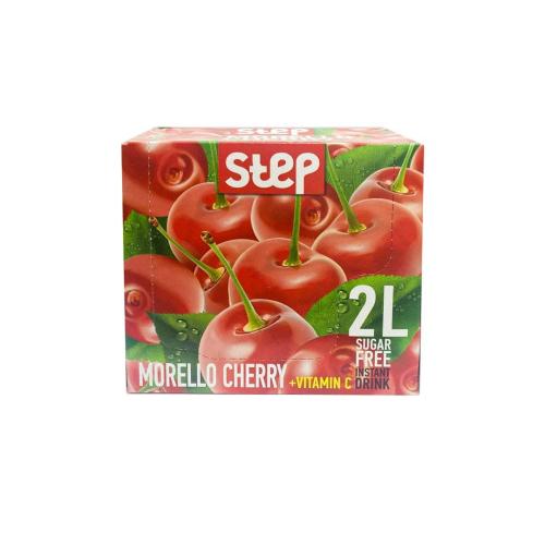Step juice with cherry flavor without sugar