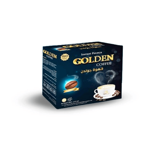 Golden coffee with sugar 3*1