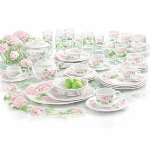 طقم أوركبال فرنسي Hortensia Pink – 160 قطعة