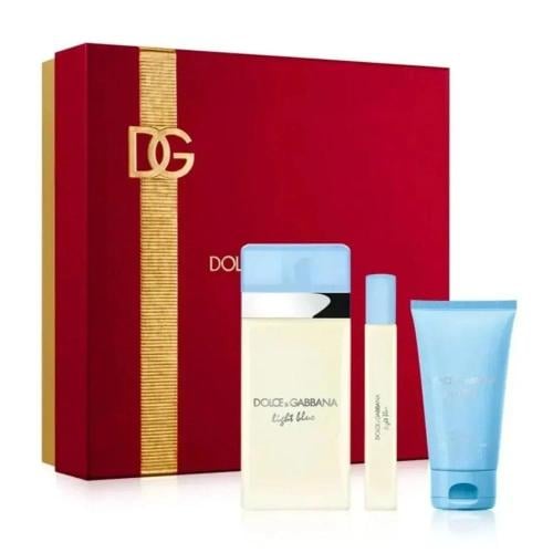 طقم دولتشي اند غابانا لايت بلو او دو تواليت نسائي