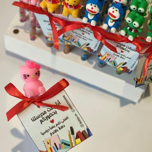 بوكس اقلام رصاص بشخصيات متنوعه