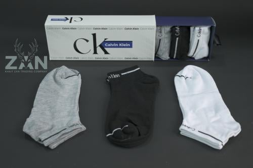 جوارب ماركة CALVIN KLEIN (6 قطع) قصير