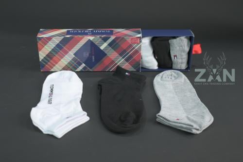 جوارب ماركة TOMMY HILFIGER (6 قطع) قصير