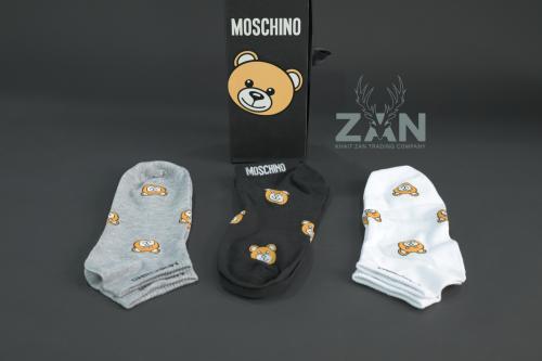 جوارب ماركة MOSCHINO (6 قطع) قصير
