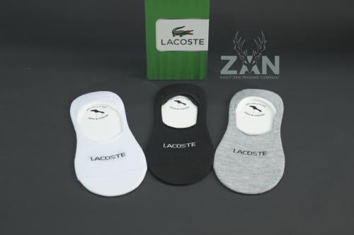 جوارب ماركة LACOSTE (6 قطع) مخفي
