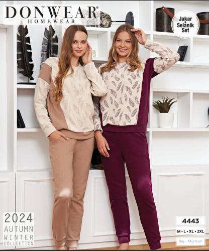 بجامه كم طويل ( عودي اللون)