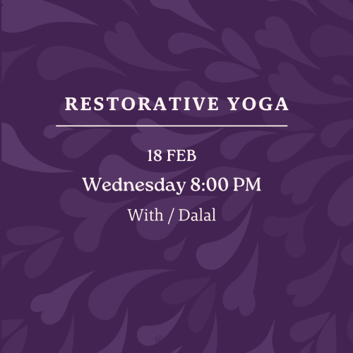 Restorative yoga