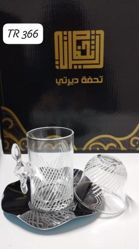 طقم بيالات وفناجيل تركي ١٨ قطعة