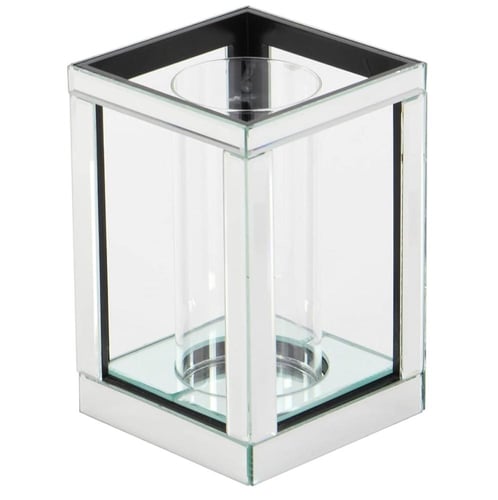 استند شموع زجاج مربع