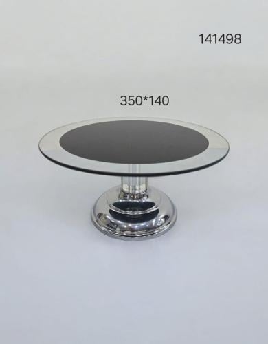 ستاند تقديم زجاج بقاعدة ستانليس ستيل