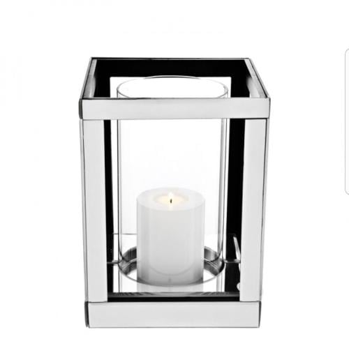 استند شموع زجاج مربع