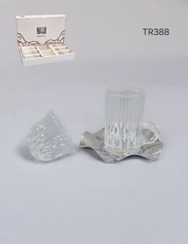 طقم بيالات وفناجيل تركي ١٨ قطعة