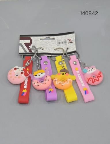 سلسال مفاتيح رسم كرتوني 4 حبات