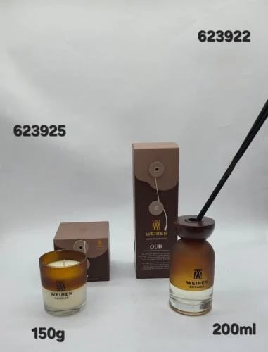 فواحة عطرية مع شمعة معطره
