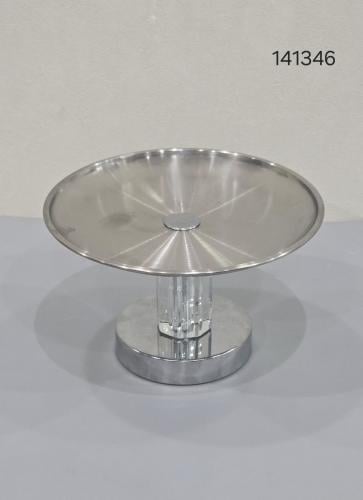 صواني تقديم اكريليك بقاعدة ستانليس ستيل