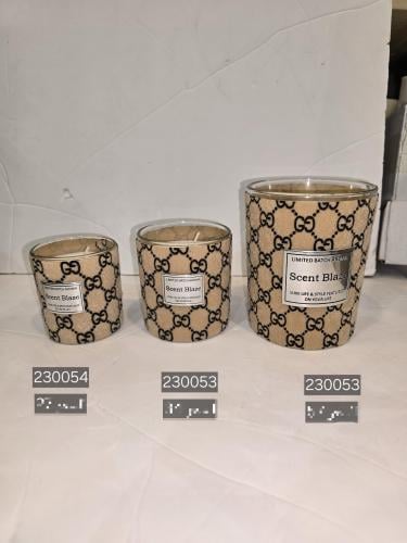 شمعة عطرية فاخرة بتصميم كلاسيكي