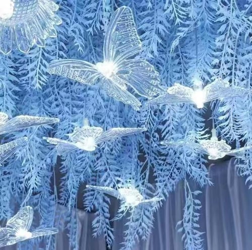 اضاءة زينه فراشات