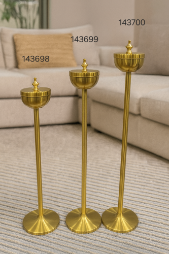 حامل بخور مداخل ستانليس ستيل طويل