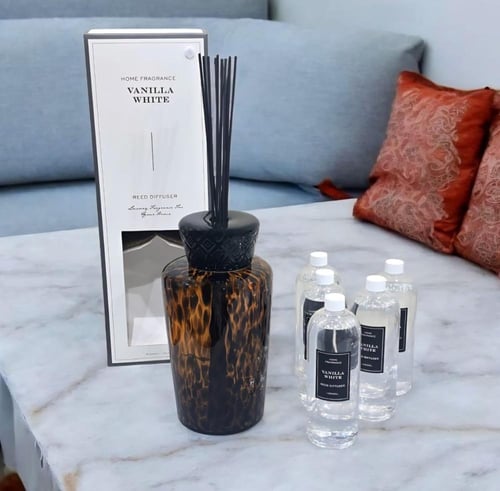 فواحة عطرية فاخرة – تصميم رخامي برائحة الفانيلا ال...