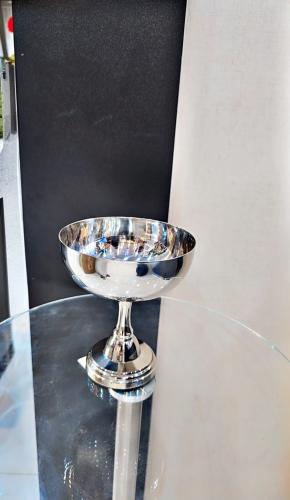 صواني حلا ستانليس ستيل بقاعدة