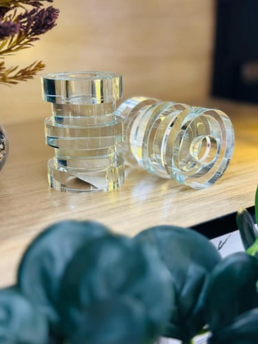 حامل شموع كرستال