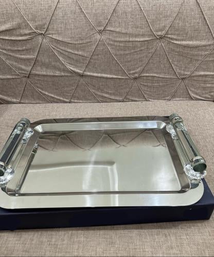 تباسي تقديم ستانليس ستيل بيد زيتي لامع