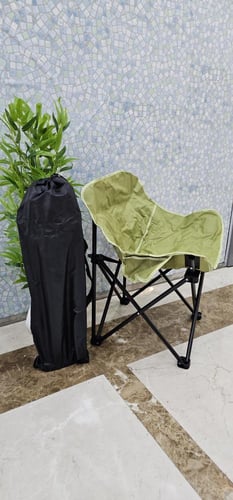كراسي رحلات قابل للطي اخضر فاتح