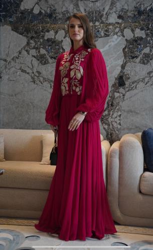 فستان هندي أحمر 0-24