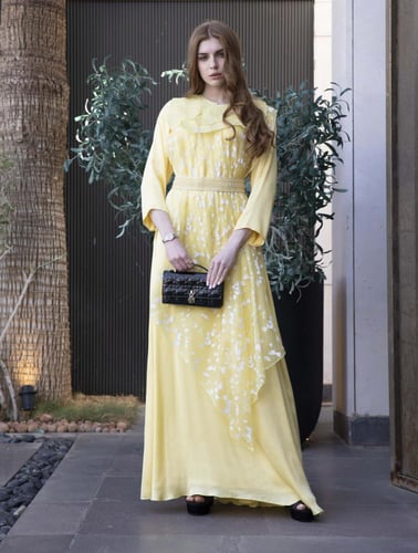 فستان بحزام 155-1