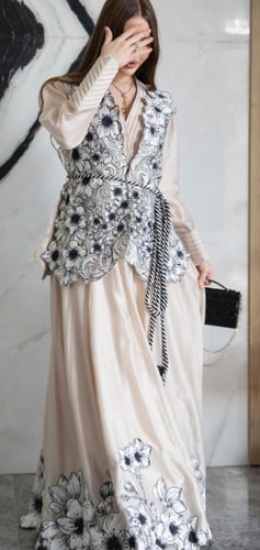 فستان مع قطعه 92-0