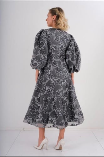 فستان رمادي 102-1