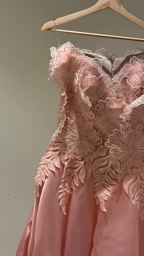 فستان وردي 79-1