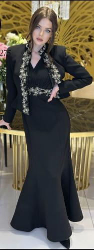 فستان اسود مع جاكيت 151-1