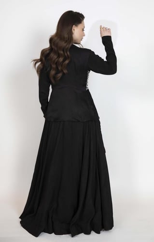 طقم هندي اسود 255-0