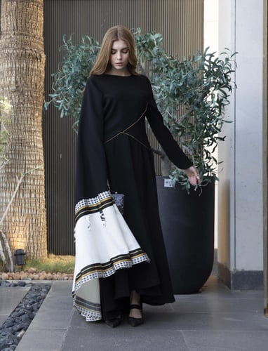 فستان اماني لون اسود 193-1