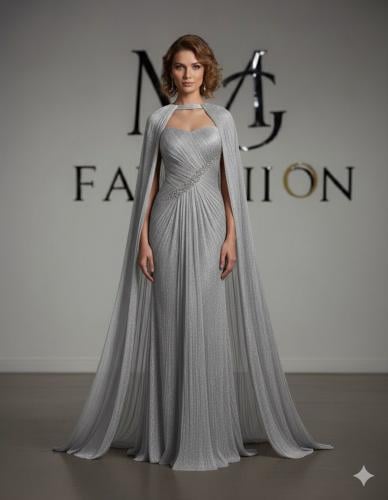 فستان سماوي بوشاح 24-6