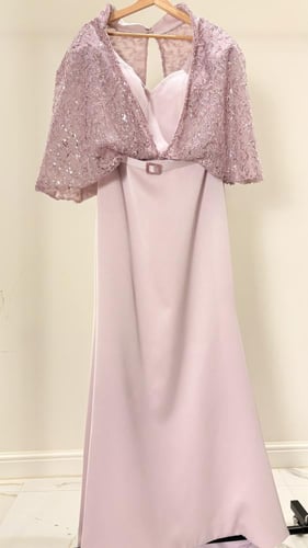 فستان وردي 87-1