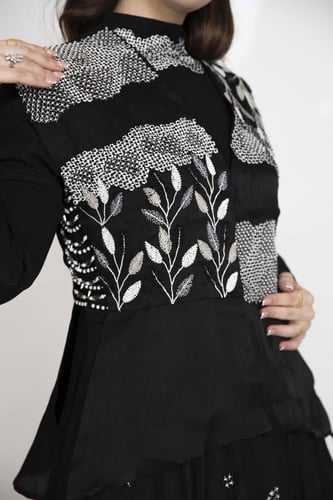 طقم هندي اسود 255-0