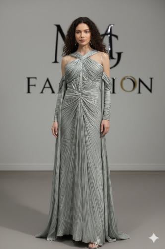 فستان ماسك مع أكمام 8-1