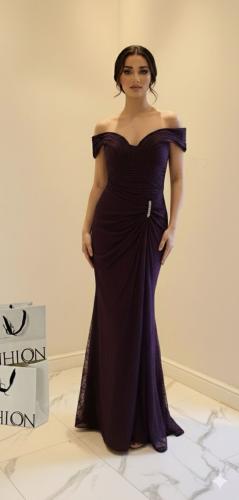 فستان موف دانتيل 34-1