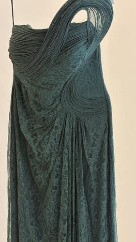 فستان أخضر دانتيل 47-6