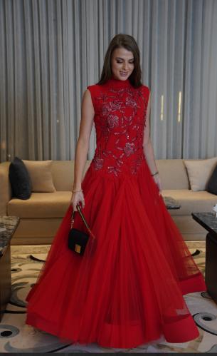 فستان أحمر 69-0