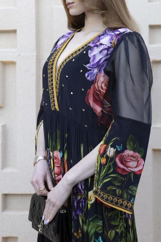 فستان بطبعه