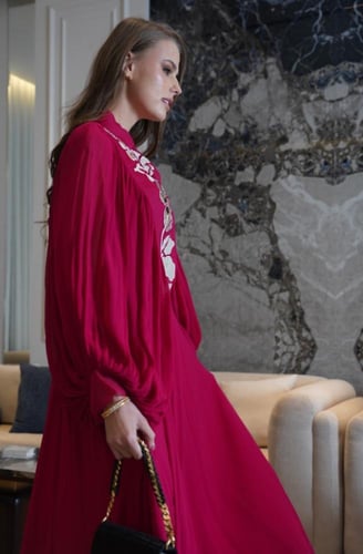 فستان هندي أحمر 0-24